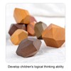 Wooden Stacking Game Building Blocks Educational Desktop Games for Kid