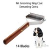NTY Pet Cat Dog Deshedding Comb Tool Coat Mars King