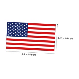 Gadpiparty 3sets Face Sticker Independence Day Decor Temporary Usa Day Themed Stickers Mixed Style 10sheets*3