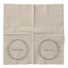 Napkin "Frohe Oster- Happy Easter" made of tissue, 33 x