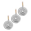 Cabilock 3Pcs Kitchen Heat Insulation Pads with Handle Heat Resistant