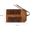 Militaria Stuffs Leather Tool Roll Up Pouch (10 Slots) -