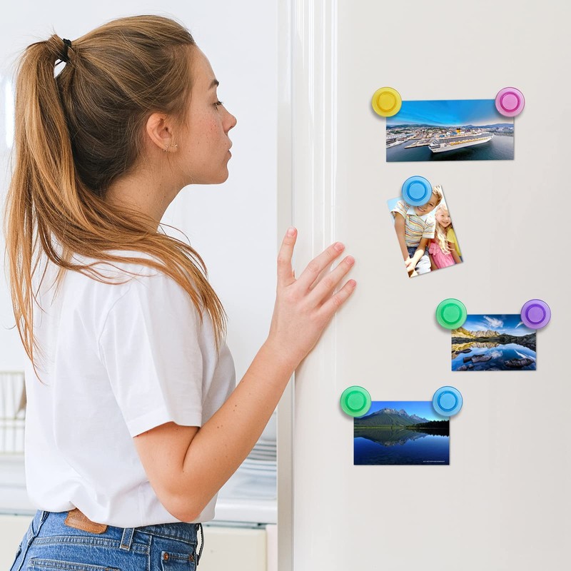 DIFIT Fridge Magnets, Locker Magnets, Round Strong Magnet for Refrigerator,