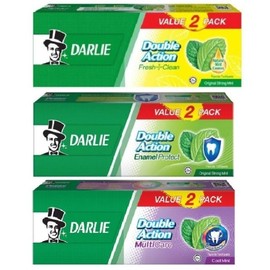 DARLIE Double Action Fresh + Clean Strong Mint Enamel Protect Multi Care Toothpaste 250g 225g 200g 180g 100g 75g