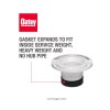 Toilet Flange Twist-N-Set 4 in. Cast Iron Toilet Flange