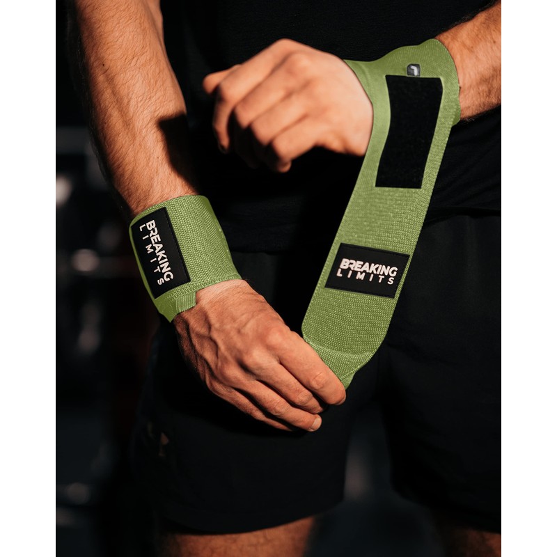 Breaking Limits Lifting Straps & Wrist Wraps for Strength Training,