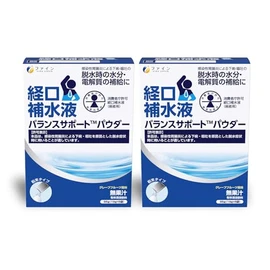 Fine Japan Special Purpose Food Balance Support™ Powder, 5 Bags, Grapefruit Flavor, Oral Rehydration Liquid, Potassium, Magnesium, Chlorine, Glucose, Made in Japan, Set of 2
