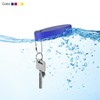 PATIKIL Floating Keychain Plastic 2pcs Marine Sailing Oval Key Chain