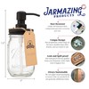 Jarmazing Products Mason Jar Soap Dispenser - Black - 16