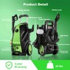 Pressure Cleaner, 5000 PSI 4.0 GPM Heavy Duty Power Cleaner