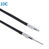 JJC TCR-40S Silver 40cm Threaded Cable Release, Mechanical Shutter Release