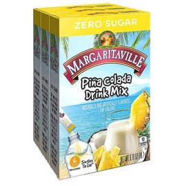 Margaritaville Singles To Go Drink Mix, Non-Alcoholic Powder Sticks (Pina Colada)
