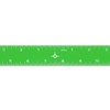 Alumicolor Aluminum Straight Edge with Center Finding Back Ruler, 15
