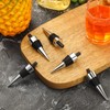 Honeydak 8 Pieces Metal Bottle Stopper Blank Stainless Steel Wine