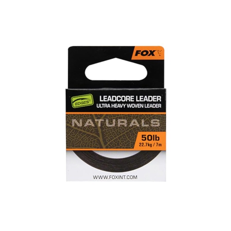 Fox Naturals Leadcore 50 lb 22.7 kg - 7 m