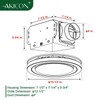 Akicon Exhaust Fan Light with Dimmer Switch, 90 CFM, 1.5