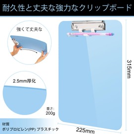 SFLHHDM Clipboard, A4 Binder Clip, Vertical File Board, Cute, Pen Holder Included, Clipboard Folder, Wall Hanging, Cute, Drawing Board, Easy to Write, Accounting Board, Waterproof, Vertical,