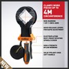 HORUSDY 4-Piece Band Clamp, Woodworking Frame Clamp Strap Holder for