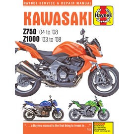 Kawasaki Z750 & Z1000 (03 - 08) Haynes Repair Manual (Paperback)