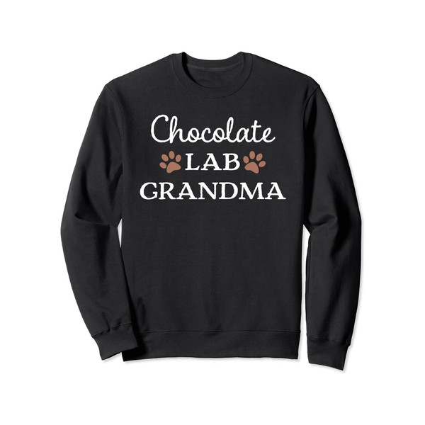 Chocolate Lab Grandma Labrador Retriever Sweatshirt