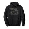 Sherrills Ford, North Carolina Proud Nutrition Facts Pullover Hoodie