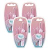 Dorco Shy Pocket Slide Eyebrow Razor, 4 Pieces / 도루코 샤이포켓 슬라이드 눈썹면도기, 4개