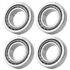 4Pcs Tapered Roller Bearing Set for Automotive Car Mechanical Gears