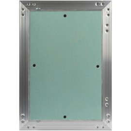 ECOPRO VENT 8" x 12" Inch Aluminum Drywall Access Panel - Service Shaft Door - Plumbing, Electricity, Heating, Alarm Wall Inspection hatch for Drywall - Bathroom Service Access Hole Cover