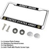 US Army License Plate Frame Metal Army Mom Pride Easy