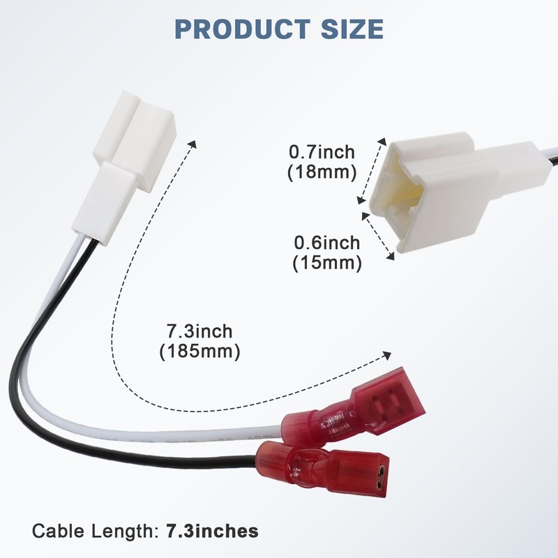 Fiegromech Speaker Wire Harness Compatible with Nissan Altima Frontier Murano