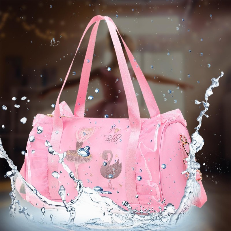 Dorlubel Cute Ballet Dance Bag Tutu Dress Bag with Key