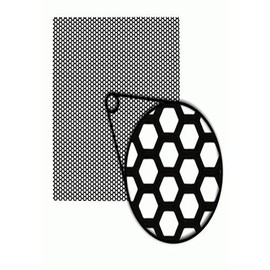 INSTALLBAY - Metal Mesh Grille Material - Honeycomb Hex Pattern (IBGMHC18)