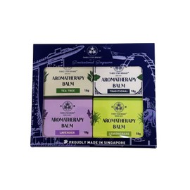 Three Star Brand Three Star Brand Aromatherapy Balm Gift Set (4-Pack) - Essential Oil Blend - Aromatherapy Balm Collection
