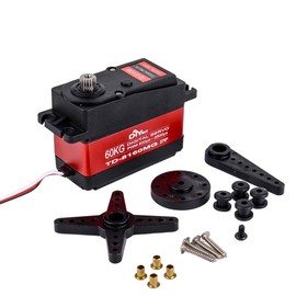 Sparkleiot 60KG Digital Servo Motor TD-8160MG Metal Gear High Torque High Speed Waterproof 6V-8.4V for 1/5 RC Car Robot (Control Angle 270°)