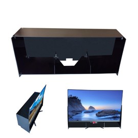 DPYSG_TO External Case for Desktop Monitor - Desk Organizer - Acrylic Organizer for All Small Office Storage Items (Straight Edge, 11 inch)