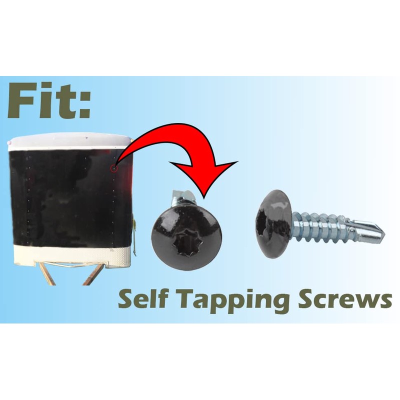 Trailer Exterior Self Tapping Screws OEM #10 x 3/4 Enclosed