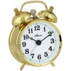 Atlanta Alarm Clock Analogue 1068-9 Mech. gold