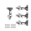 Bohaner 4 Pcs 165 Degree Kitchen Cabinet Hinges, Soft Close