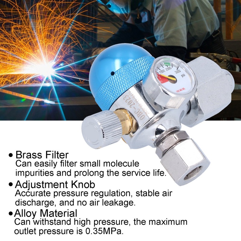 Welding Gas Gauge Welder Oxygen Meter Regulator Accessory Replacement Part