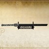FOXSMZZ Sword Holder Wall Mount Velvet Padded Samurai Sword Stand