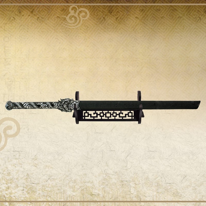 FOXSMZZ Sword Holder Wall Mount Velvet Padded Samurai Sword Stand