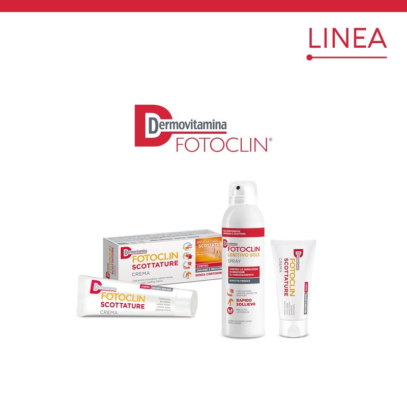 Dermovitamina Fotoclin Scottature Crema - Crema per il Trattamento di