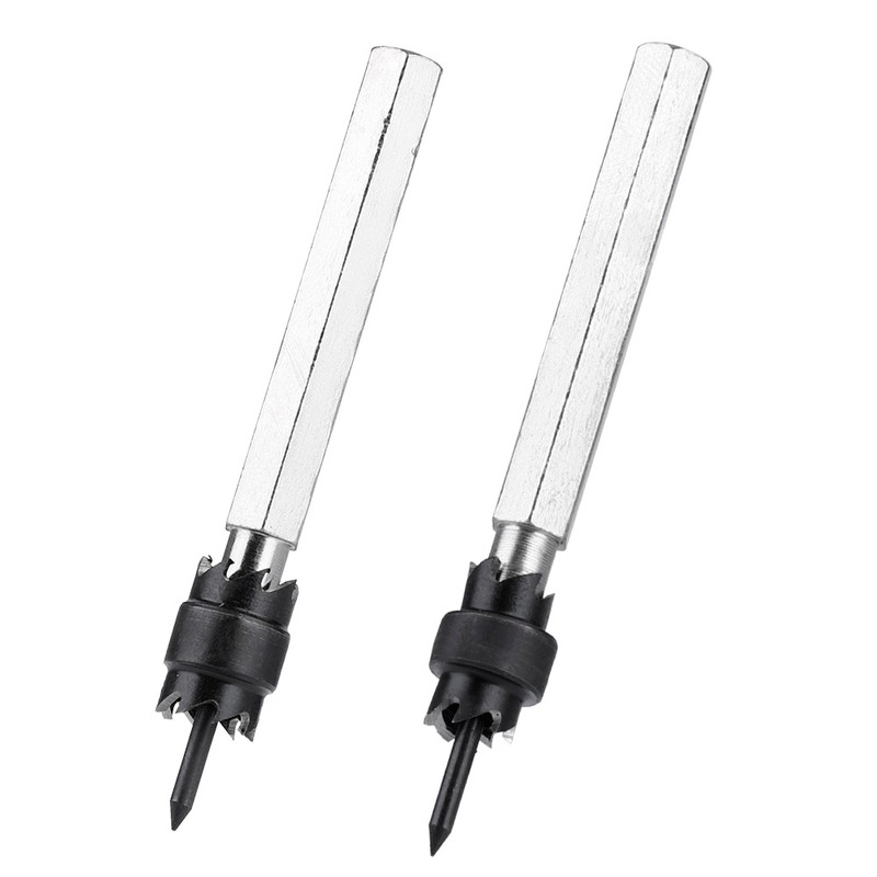2Pcs High Speed Steel Rotary Spot Weld Drill Cutter Remover