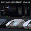 Darmoshark M3 Wireless Gaming Mouse,Tri-Mode 2.4G/USB-C/Bluetooth Mouse Up to 26000DPI,PAW3395