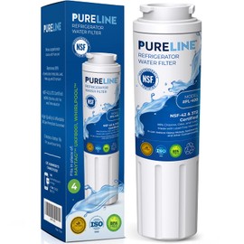 Pureline UKF8001 Water Filter Replacement for Everydrop Filter 4, EDR4RXD1, Maytag UKF8001, UKF8001AXX-750, UKF8001AXX-200, Whirlpool 4396395, WRX735SDHZ00, Kenmore 9084, Puriclean II, Viking RWFFR.