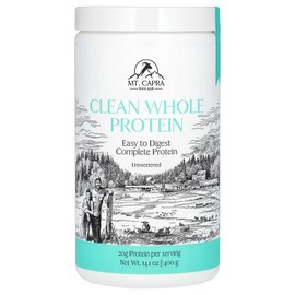 Mountain Capra Clean Natural Protein Unsweetened 400g (14.1oz), MTC72032, 400g, 1 Piece / 마운틴카프라 깨끗한 천연 단백질 무가당 400g(14.1oz), MTC72032, 400g, 1개
