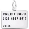 Rembrandt Sterling Silver Credit Card Charm by Rembrandt