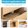 Smart Cabinet Lock, Hidden Cabinet Lock with 2 Cards, Intelligent