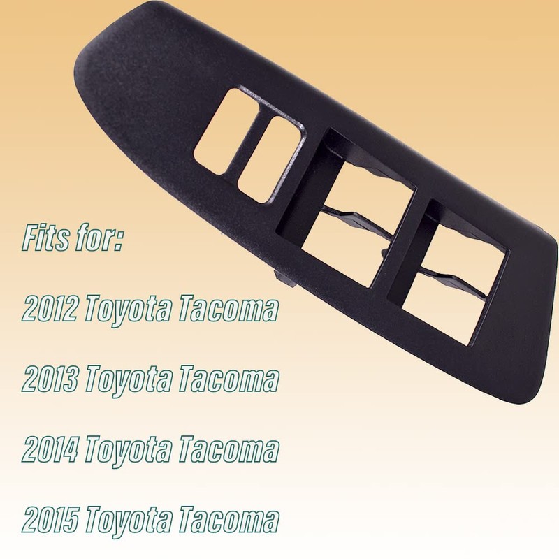 Door Window Switch Bezel Left Driver Side Fits for 2012-2015