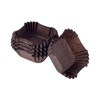 qiqee 500pcs Coffee Square Cupcake Liners Muffin Linner No Smell,